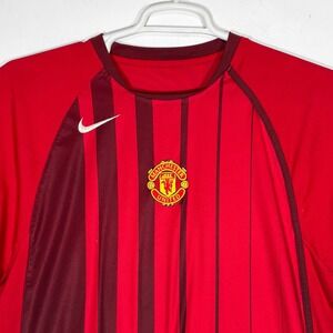 VTG Nike Manchester United 2004-05 Training 3 Shirt Mens L Football Kit Jersey